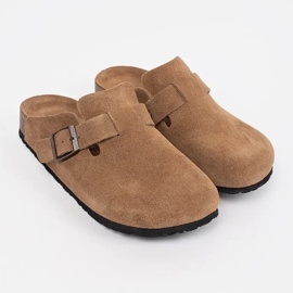 Goodin Infradito in pelle marrone 1