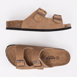 Goodin Infradito in pelle marrone 1