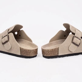Goodin Flip in pelle da donna leggera beige 1