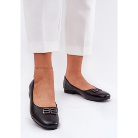 Vinceza Eleganti ballerine femminili con decorazione di Vincez 62206 Nero 2