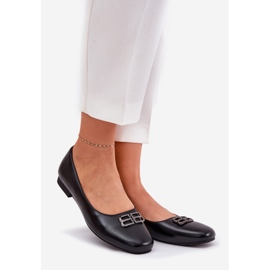 Vinceza Eleganti ballerine femminili con decorazione di Vincez 62206 Nero 1