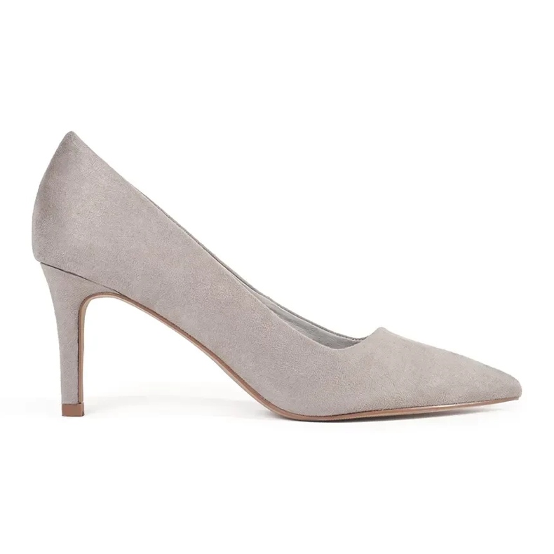 Seastar Décolleté grigie con tacco alto grigio 1