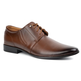 Olivier Scarpe da uomo in pelle formale 301L marrone 1