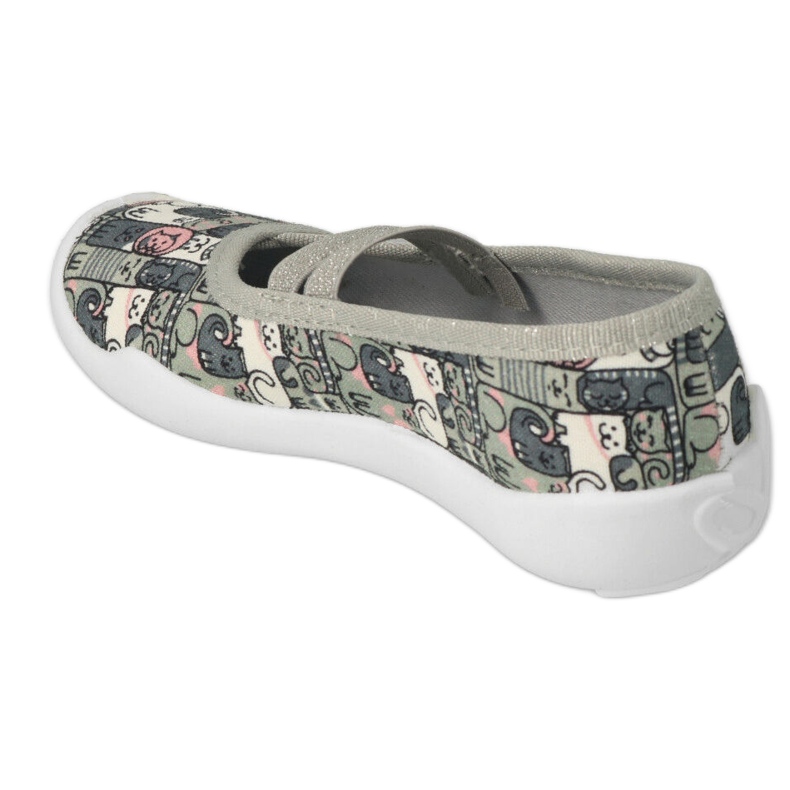 BEFADO SLIPER BABY GRIGIO 116Y315 con motivi di gattino 1
