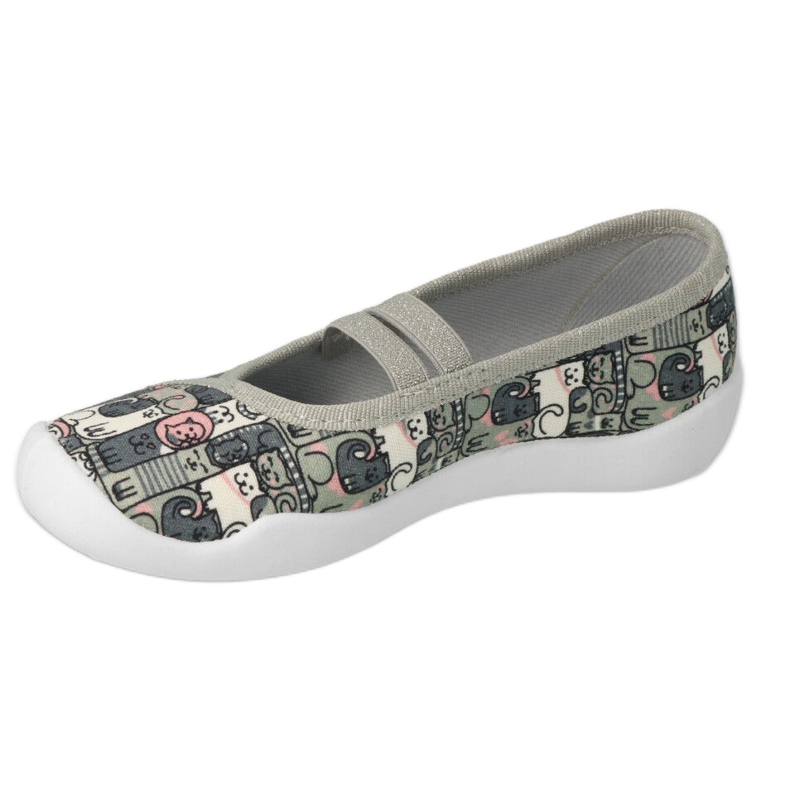 BEFADO SLIPER BABY GRIGIO 116Y315 con motivi di gattino 2