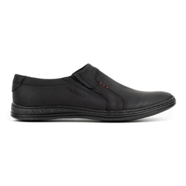 Polbut Scarpe slip-on da uomo in pelle 334N Plb nere nero 2