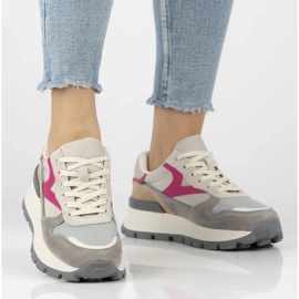 Sneaker in pelle Filippo DP7070/25 beige 2