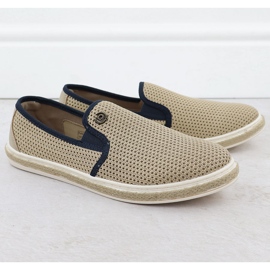 Le scarpe da uomo sono scivolate in Bugatti 321-ASP61-6900 Espadrilles beige 1