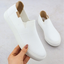 Sneaker tessili Slip su Białe Big Star RR274717 bianca 1