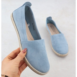 Potocki Espadrilles femminile in pelle scamosciata in pelle scamosciata blu py16332 1