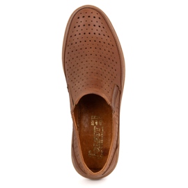 Polbut Scarpe in pelle aperta 2107L Camel marrone 5