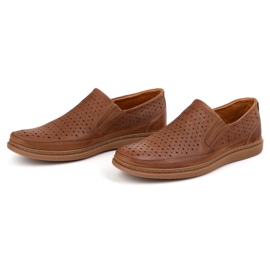 Polbut Scarpe in pelle aperta 2107L Camel marrone 6