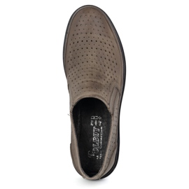 Polbut Scarpe in pelle aperta da uomo 2107l grigio 5