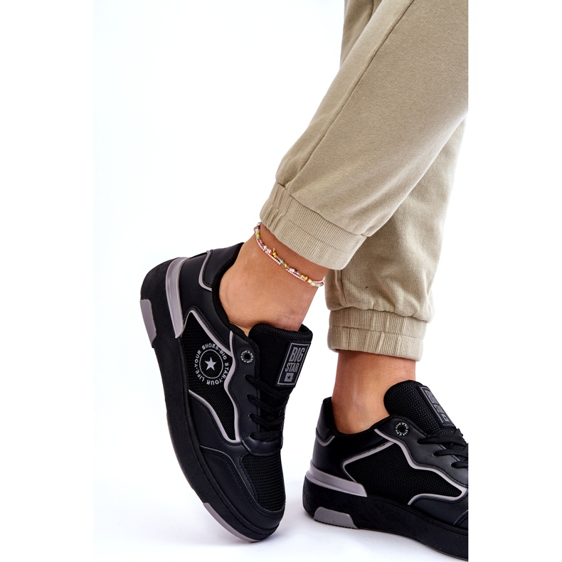 Women's Big Star LL2744443 Scarpe sportive per la condivisione nera nero 2