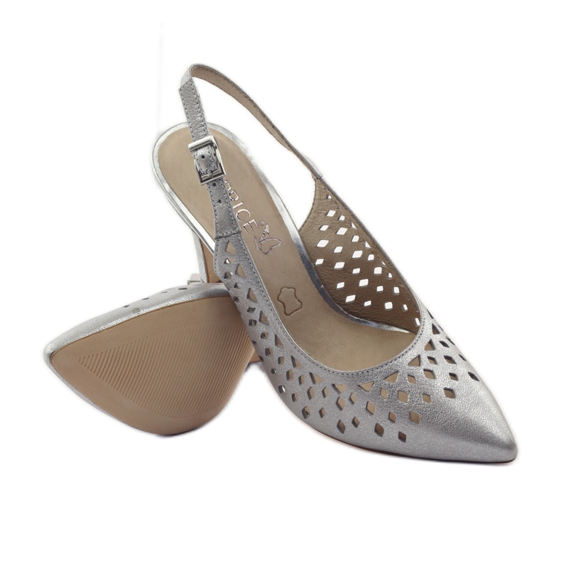 Scarpe da donna décolleté Caprice 29612 grigio 3