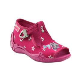 Ciabatte per scarpe per bambini Befado 213p102 rosa grigio 1