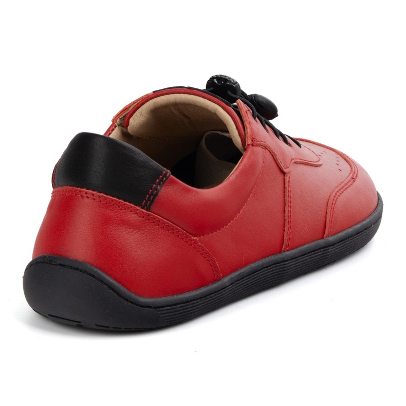 Kampol Scarpe in pelle minimalista a piedi nudi 500/39 rosso 1
