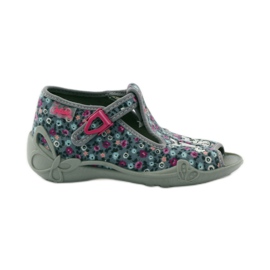 Ciabatte due gatti Befado 213p099 grigio rosa 1
