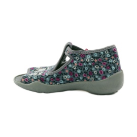 Ciabatte due gatti Befado 213p099 grigio rosa 3