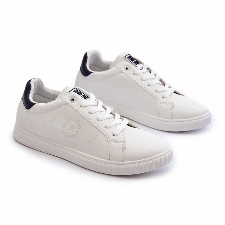 Sneakers Basse da Uomo Eco Pelle Big Star NN174282 Bianco bianca 4