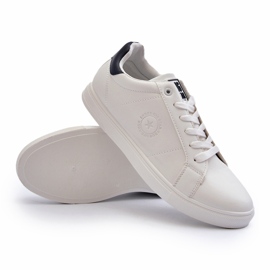 Sneakers Basse da Uomo Eco Pelle Big Star NN174282 Bianco bianca 3
