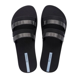 Slide mesh ipanema 83649 BB779 pantofole nero 2