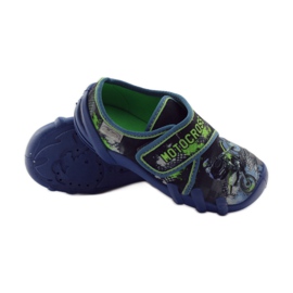 Befado scarpe per bambini pantofole sneakers 273x226 blu navy verde 3