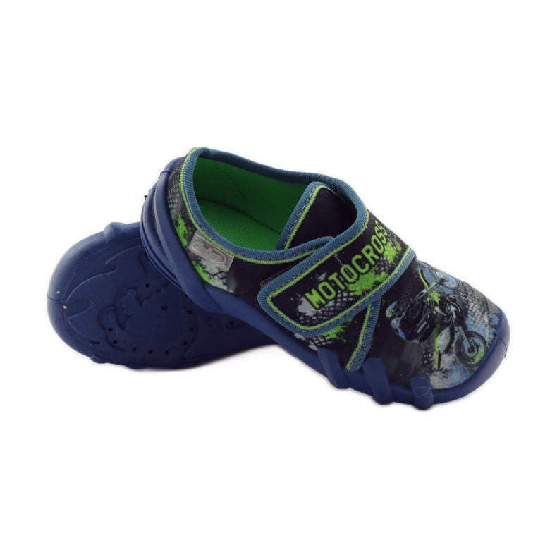 Befado scarpe per bambini pantofole sneakers 273x226 blu navy verde 3