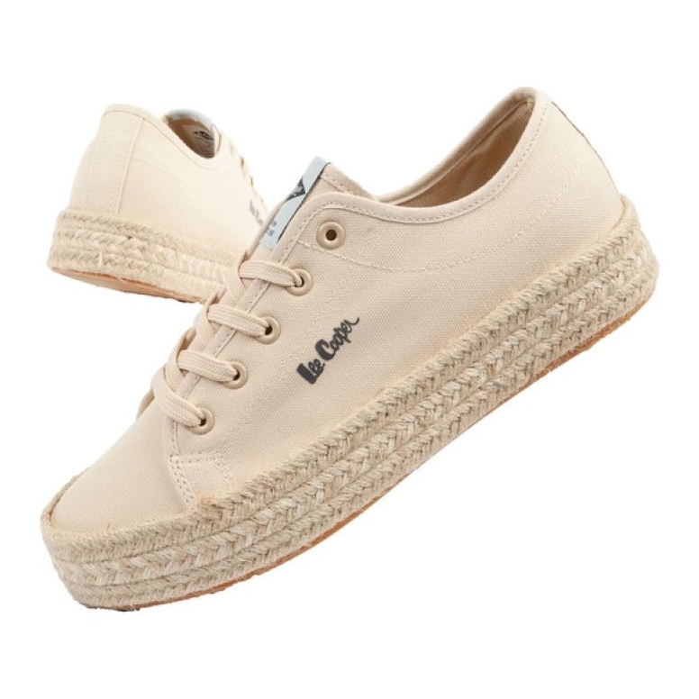Lee Cooper LCW-25-44-3215L Scarpe Beige Espadrilles 1