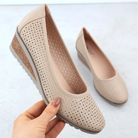Pompe da donna Scarpe aperte Beige Vinceza 58461 1