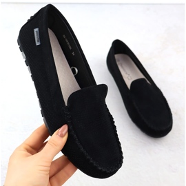 MCCASINS SCARPE SUDE DONNE DONNE BLACK POTOCKI WL09301 nero 1