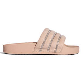 Ciabatte da donna beige con strass di Shelovet 1