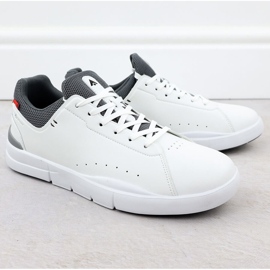 Scarpe sportive in pelle maschile bianca McArthur MC19 bianco 1