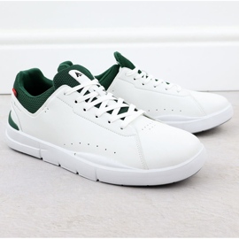 Scarpe sportive in pelle maschile bianca McArthur MC19 bianco 1
