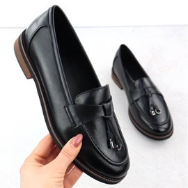 Scarpe mocassini da donna Lordy Black Potocki SZ12627 nero 1