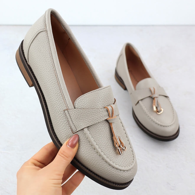 Scarpe mocassini da donna Lordy Beige Potocki SZ12627 1