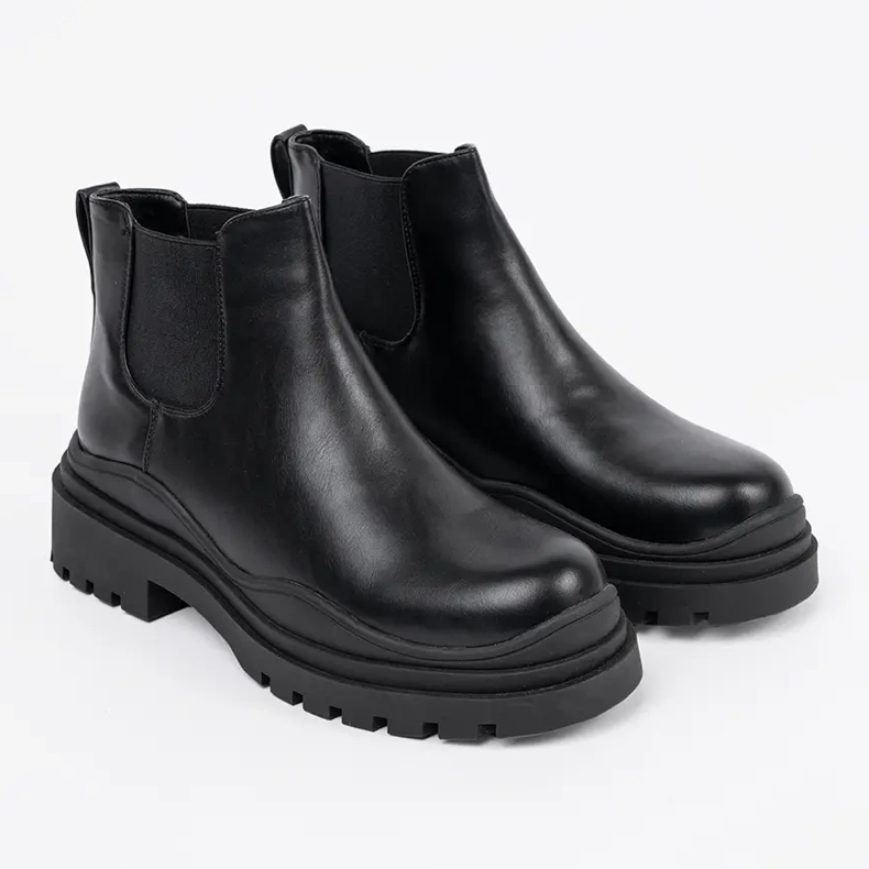 Stivaletti da donna Shelovet con plateau beige 2