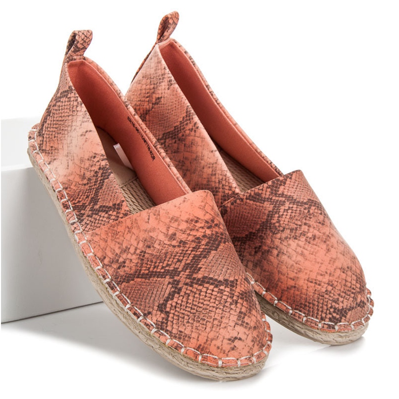 Mckeylor Espadrillas con fantasia animalier rosa 2