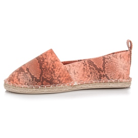 Mckeylor Espadrillas con fantasia animalier rosa 1