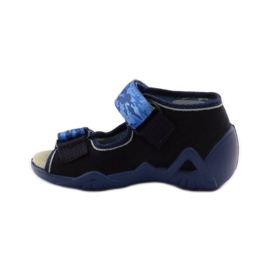 Sandali Befado 250p inserto in pelle blu navy blu 2