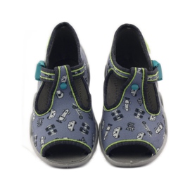 Ciabatte Befado 217p092 cacciatori verde grigio nero bianca 4