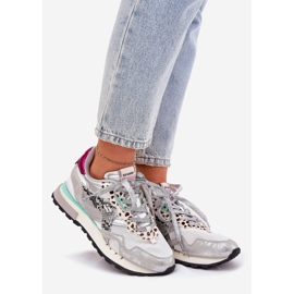 Scarpe sportive femminili sneaker D.Franklin DFSH378006 Silver argento 1