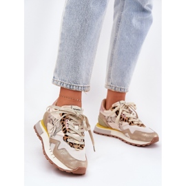 Scarpe sportive femminili sneaker D.Franklin dfsh378006 oro d'oro 2