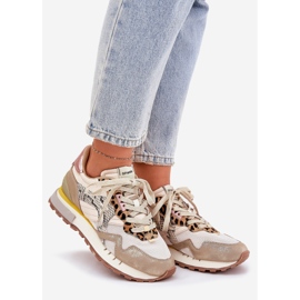 Scarpe sportive femminili sneaker D.Franklin dfsh378006 oro d'oro 1