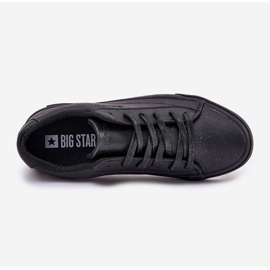 Sneakers in pelle eco -bassa maschile Big Star NN174252 NERO 1