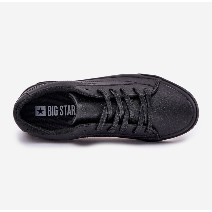 Sneakers in pelle eco -bassa maschile Big Star NN174252 NERO 1