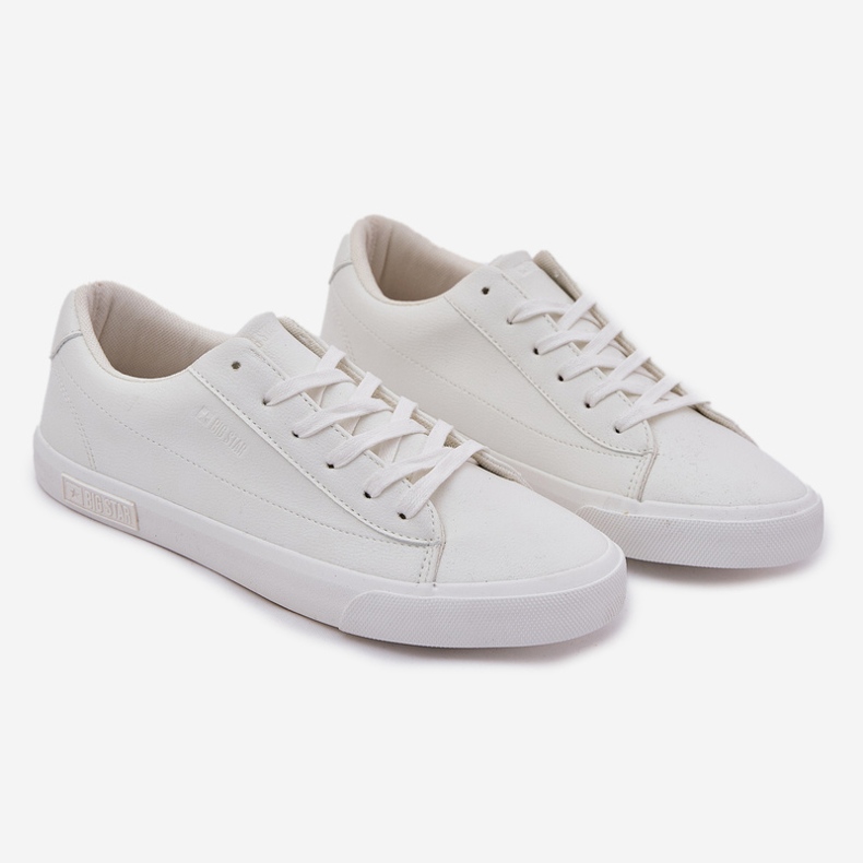 Sneakers in pelle bassa maschile da uomo Big Star NN174250 White bianco 1