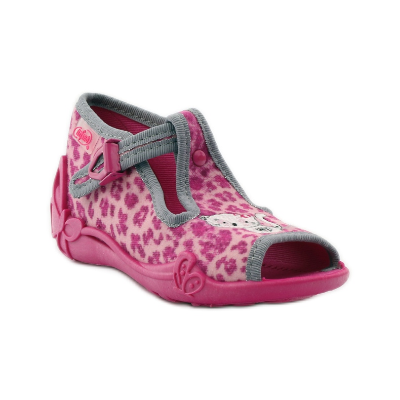 Pantofole pantera Befado 213P100 rosa gattino 1