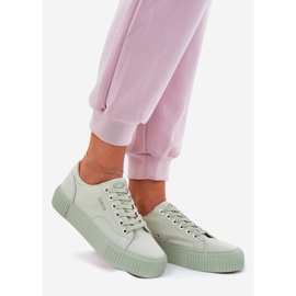 Materiale Sneakers femminile Sneaker Big Star RR274408 Green verde 1