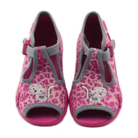 Pantofole pantera Befado 213P100 rosa gattino 4